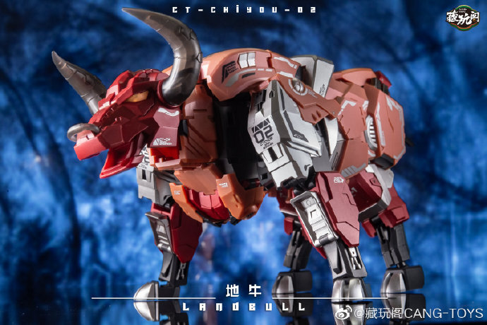 New Cang Toys CT-Chiyou-02 CT02 Landbull Tantrum Predaking Combiner Figure Toy