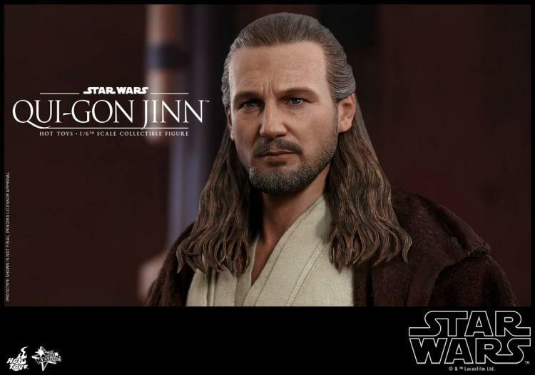 New Hot Toys MMS525 Star Wars I THE PHANTOM MENACE 1/6 QUI-GON JINN