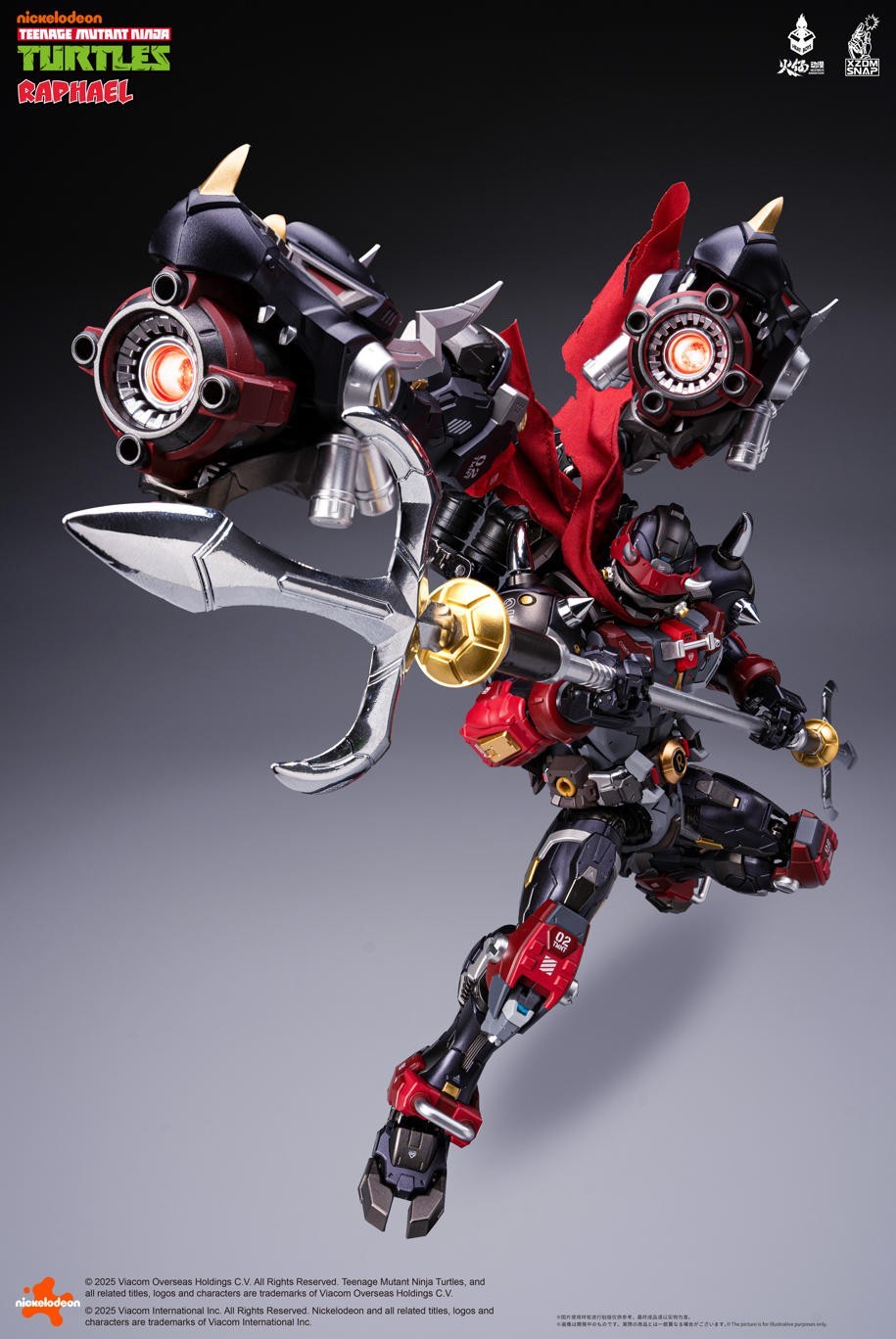 In Stock New HeatBoys Robot Mecha Raphael 40th Anniversary Edition Action Figure