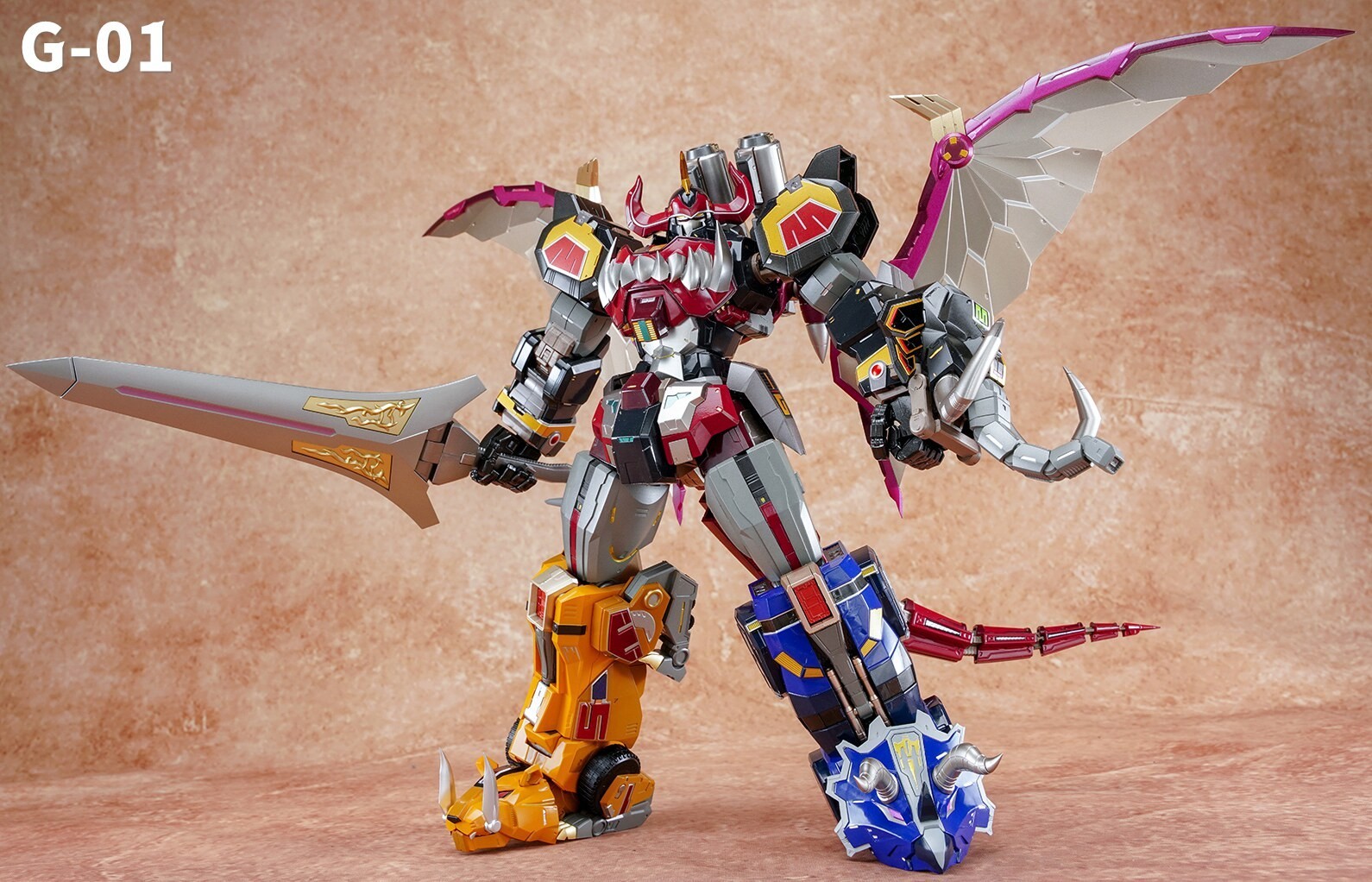 In Stock New Beast Model G-01 Big Beast God Action Figure Combined Toy