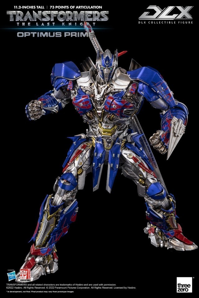 New ThreeZero Transformes: The Last Knight OptimusPrime DLX 11.2" Action Figure