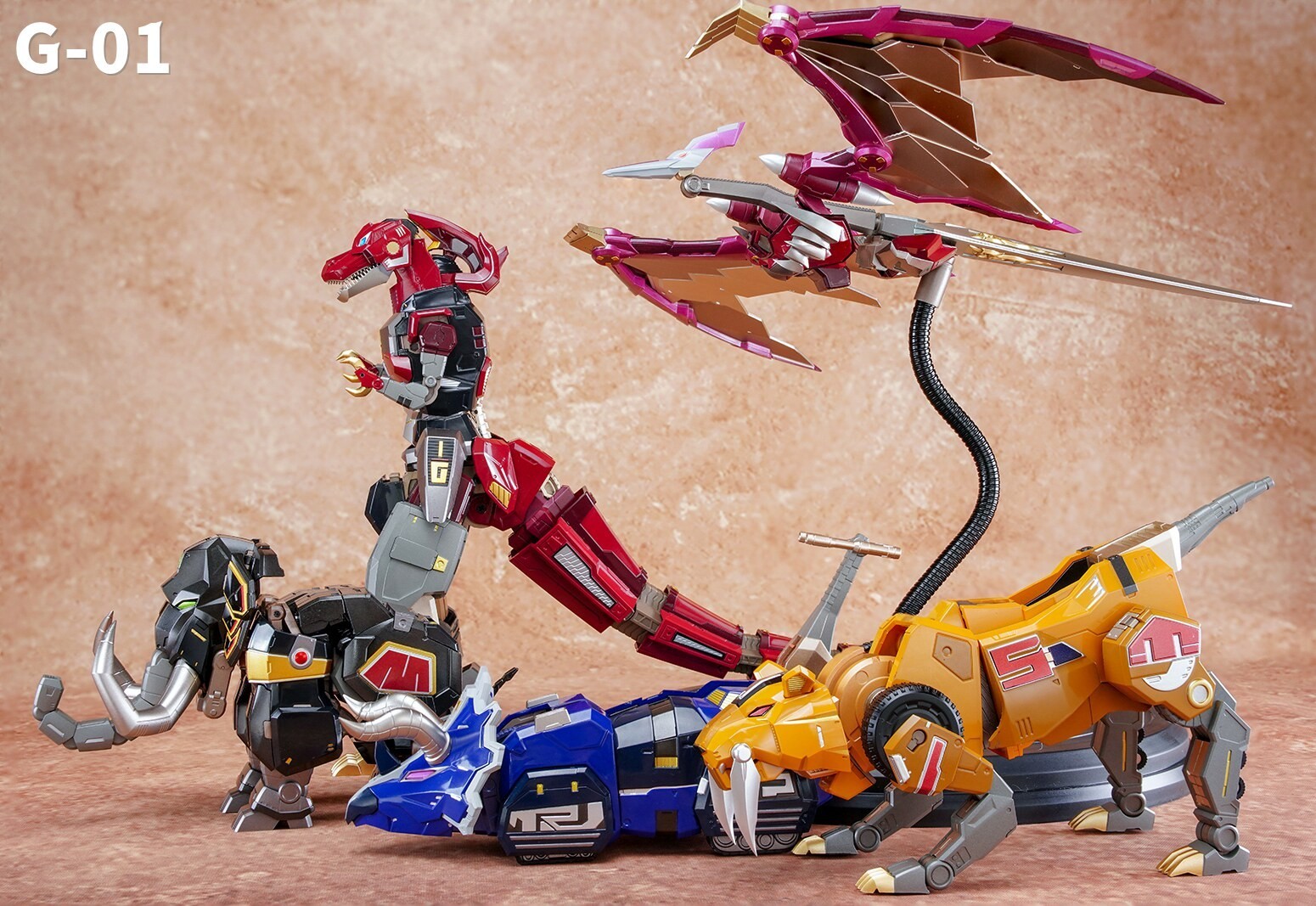 In Stock New Beast Model G-01 Big Beast God Action Figure Combined Toy