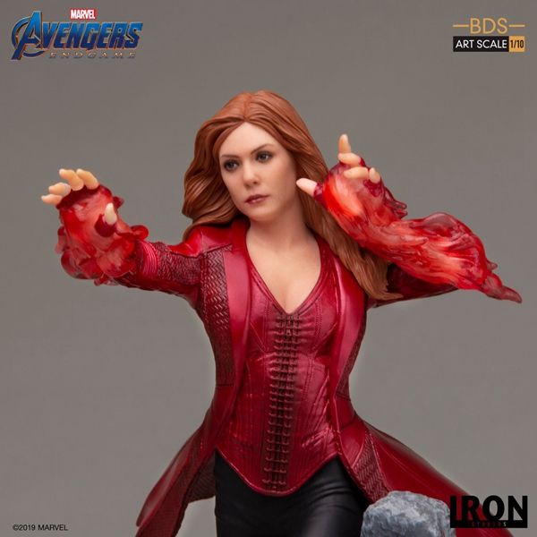 Iron Studios MARCAS19219-10 1/10 Avengers Endgame Scarlet Witch Wanda Art Statue