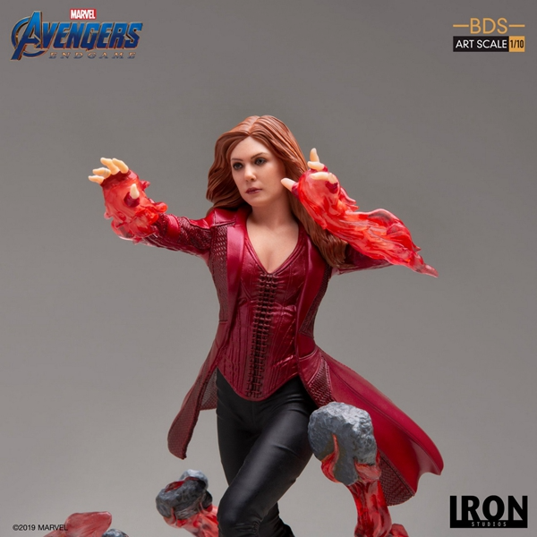 Iron Studios MARCAS19219-10 1/10 Avengers Endgame Scarlet Witch Wanda Art Statue
