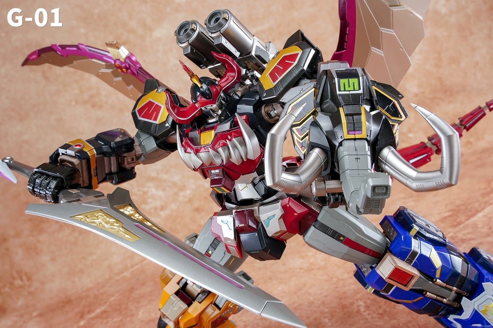 In Stock New Beast Model G-01 Big Beast God Action Figure Combined Toy