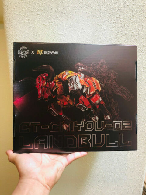New Cang Toys CT-Chiyou-02 CT02 Landbull Tantrum Predaking Combiner Figure Toy