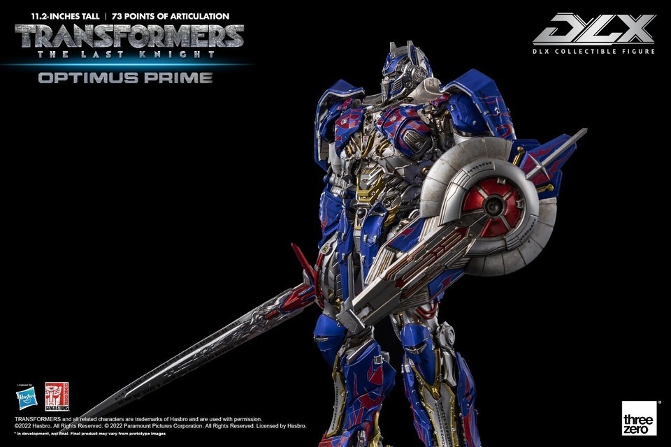 New ThreeZero Transformes: The Last Knight OptimusPrime DLX 11.2" Action Figure