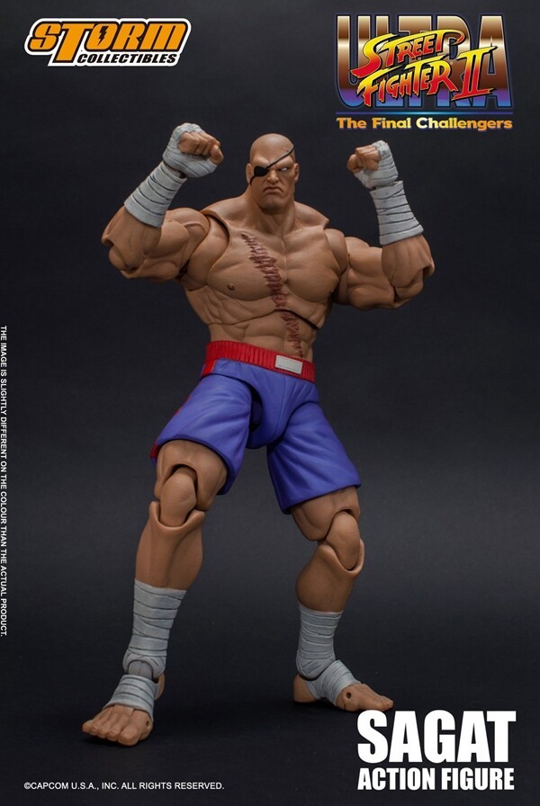 Storm Toys StreetFighter Sagat Ultra 1:12 8" Action Figure Official In Stock