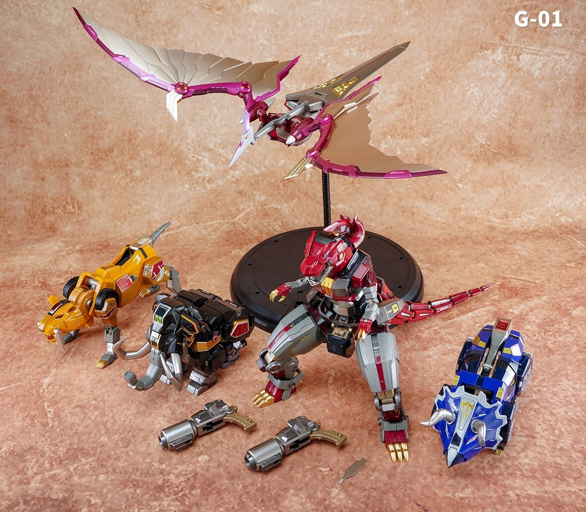In Stock New Beast Model G-01 Big Beast God Action Figure Combined Toy