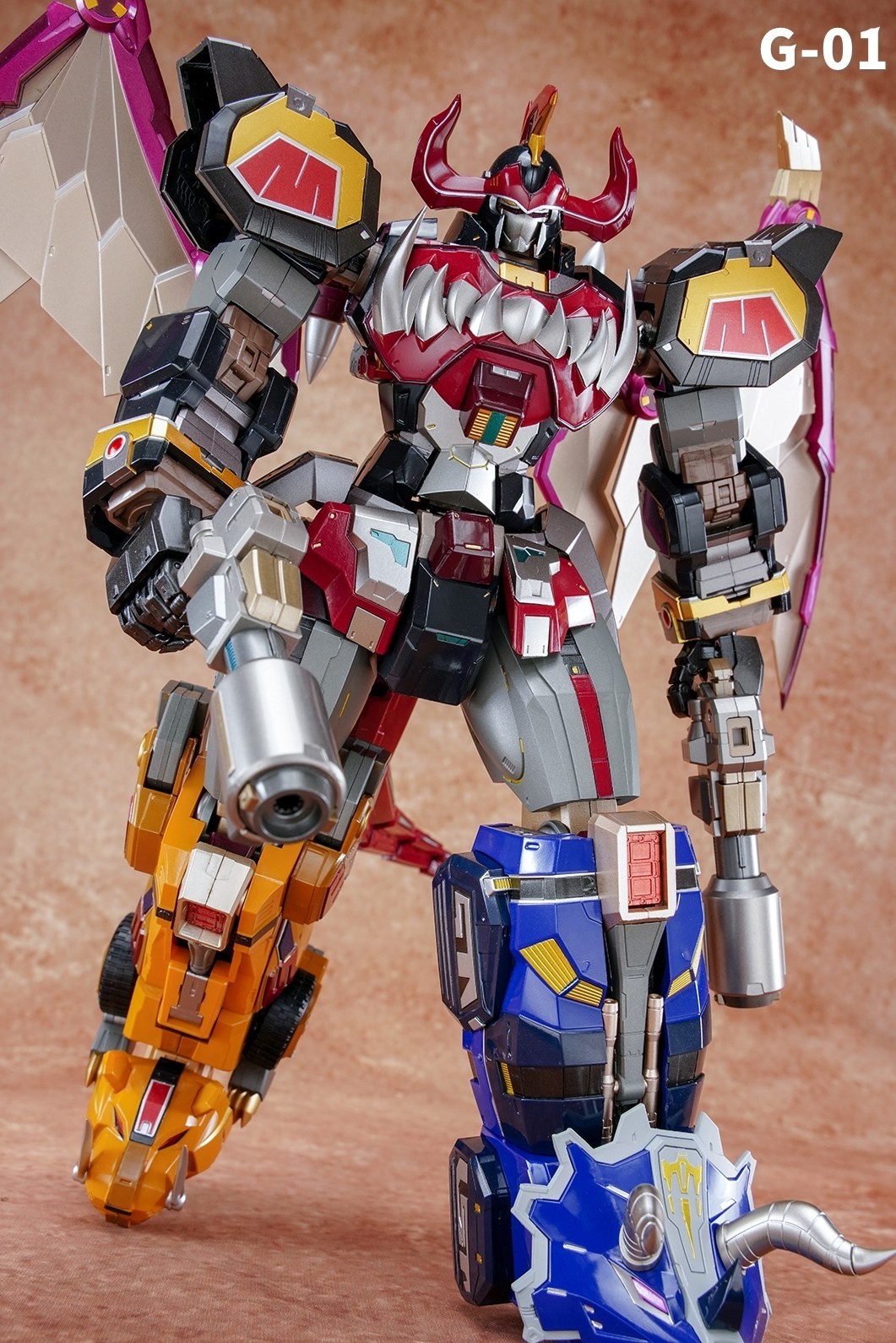 In Stock New Beast Model G-01 Big Beast God Action Figure Combined Toy