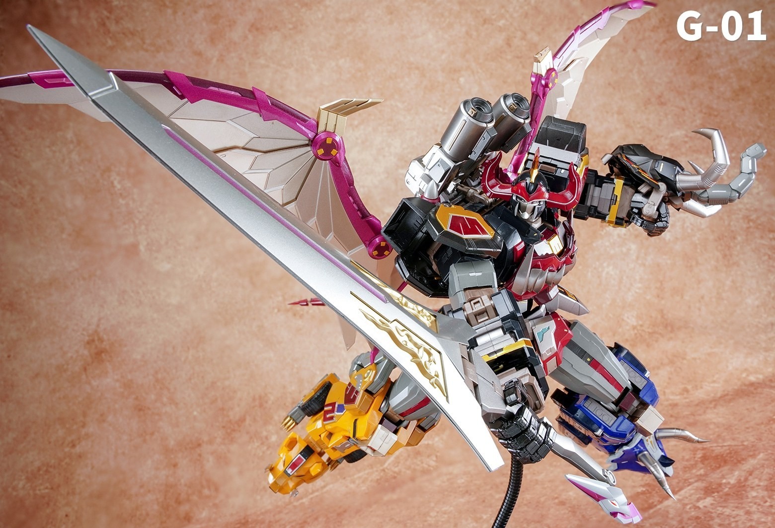 In Stock New Beast Model G-01 Big Beast God Action Figure Combined Toy
