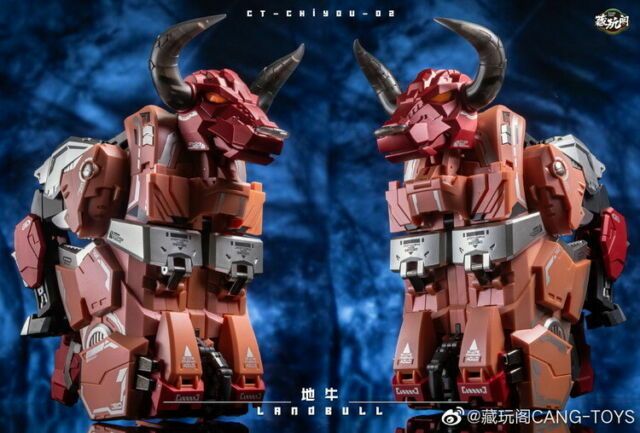 New Cang Toys CT-Chiyou-02 CT02 Landbull Tantrum Predaking Combiner Figure Toy