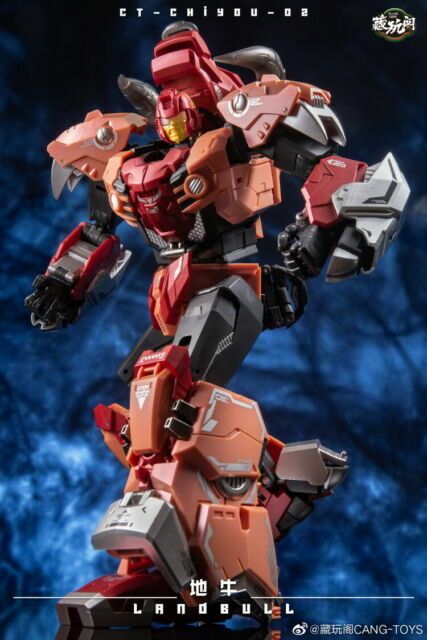 New Cang Toys CT-Chiyou-02 CT02 Landbull Tantrum Predaking Combiner Figure Toy