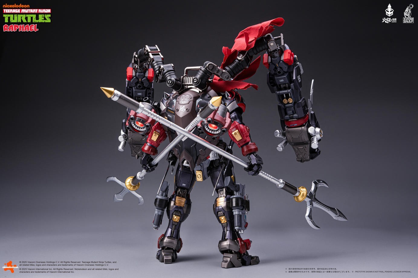 In Stock New HeatBoys Robot Mecha Raphael 40th Anniversary Edition Action Figure