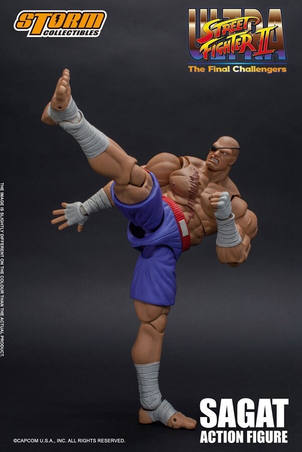Storm Toys StreetFighter Sagat Ultra 1:12 8" Action Figure Official In Stock