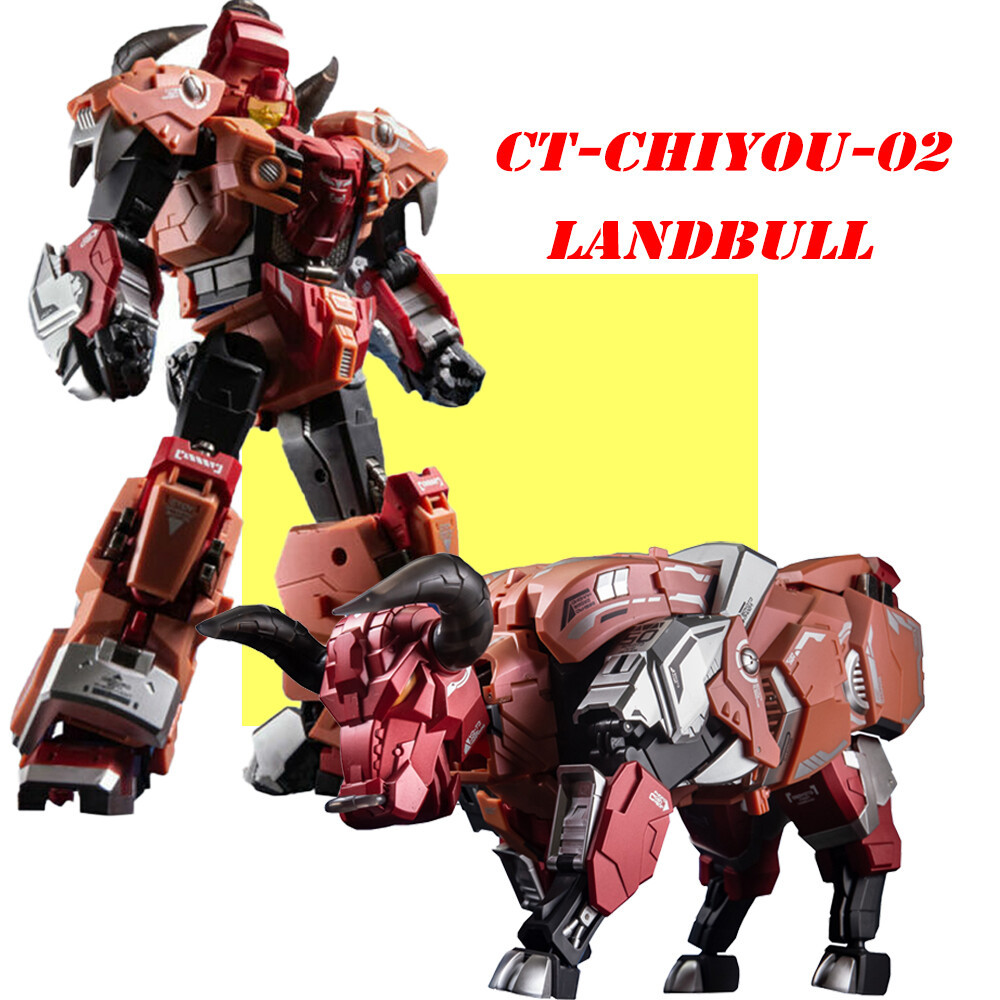New Cang Toys CT-Chiyou-02 CT02 Landbull Tantrum Predaking Combiner Figure Toy