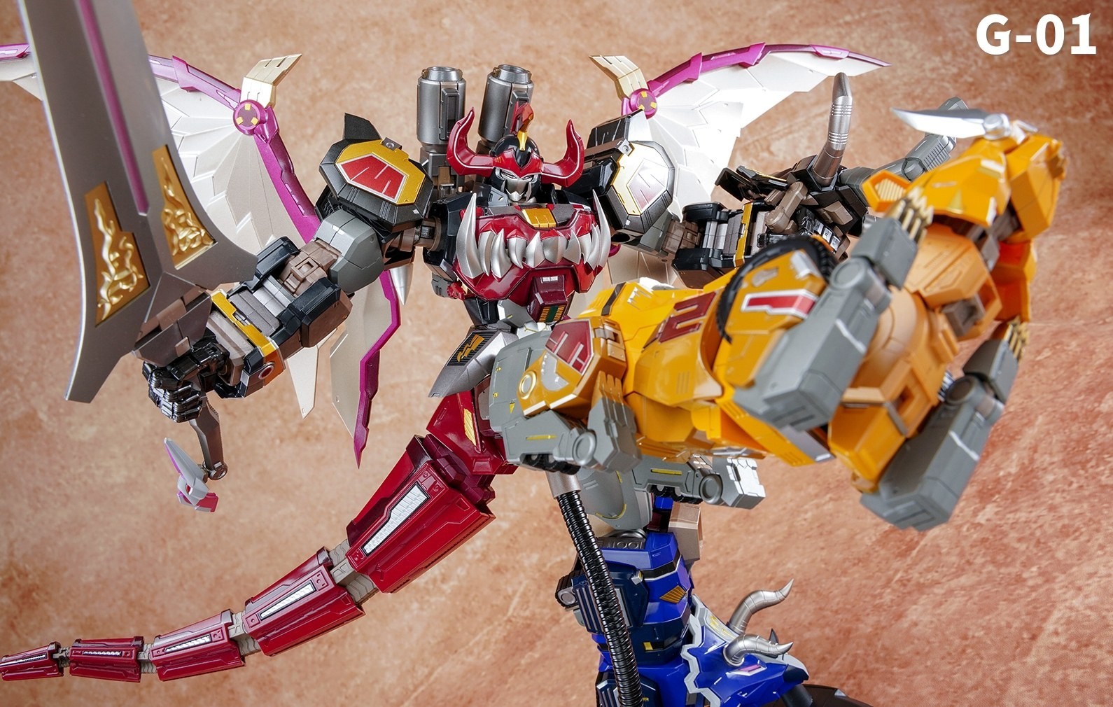 In Stock New Beast Model G-01 Big Beast God Action Figure Combined Toy