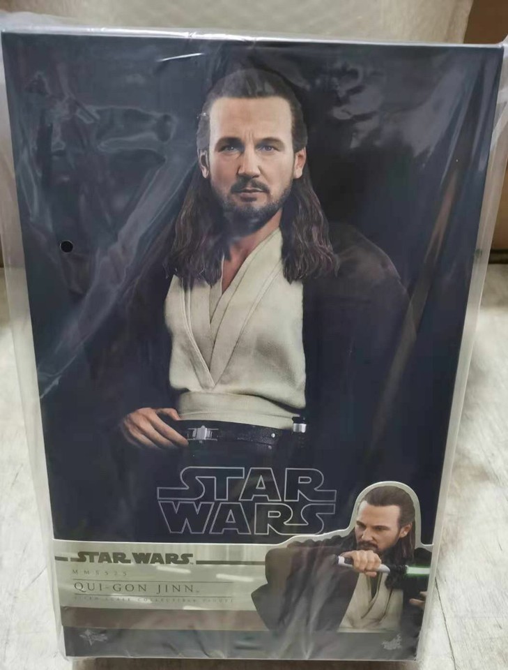 New Hot Toys MMS525 Star Wars I THE PHANTOM MENACE 1/6 QUI-GON JINN