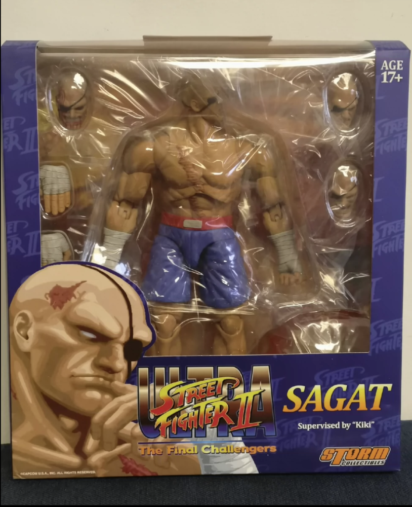 Storm Toys StreetFighter Sagat Ultra 1:12 8" Action Figure Official In Stock