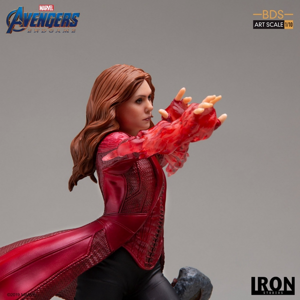 Iron Studios MARCAS19219-10 1/10 Avengers Endgame Scarlet Witch Wanda Art Statue
