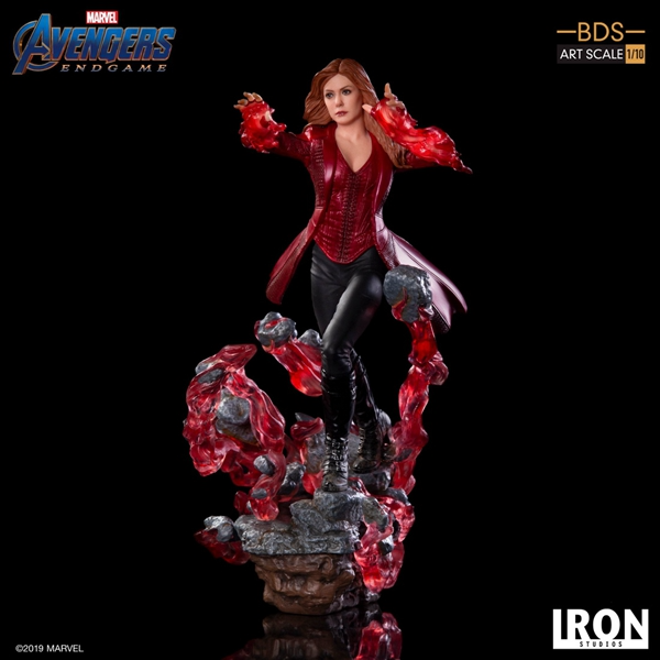 Iron Studios MARCAS19219-10 1/10 Avengers Endgame Scarlet Witch Wanda Art Statue