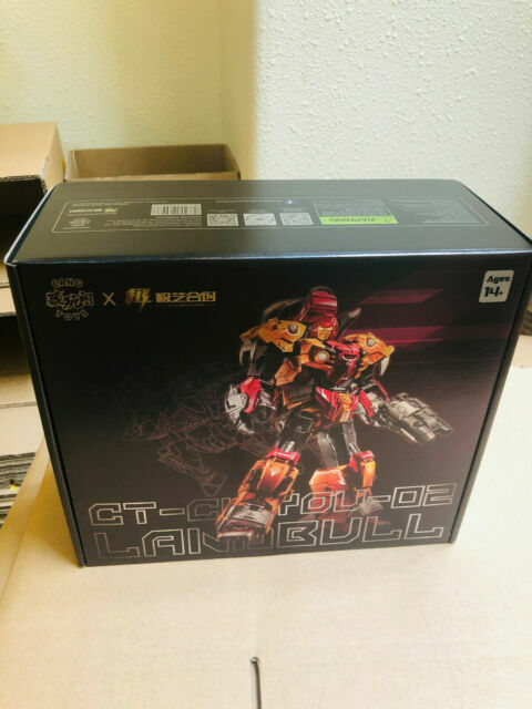 New Cang Toys CT-Chiyou-02 CT02 Landbull Tantrum Predaking Combiner Figure Toy