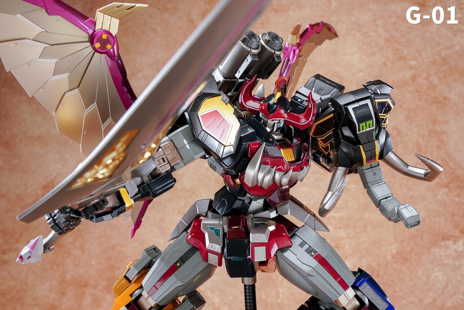 In Stock New Beast Model G-01 Big Beast God Action Figure Combined Toy