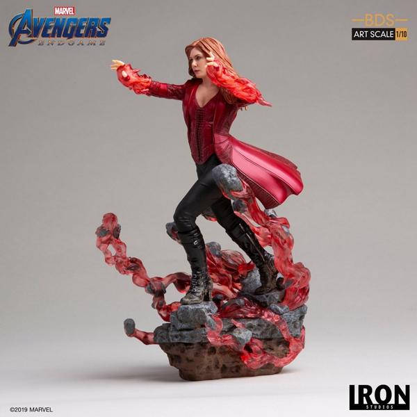 Iron Studios MARCAS19219-10 1/10 Avengers Endgame Scarlet Witch Wanda Art Statue
