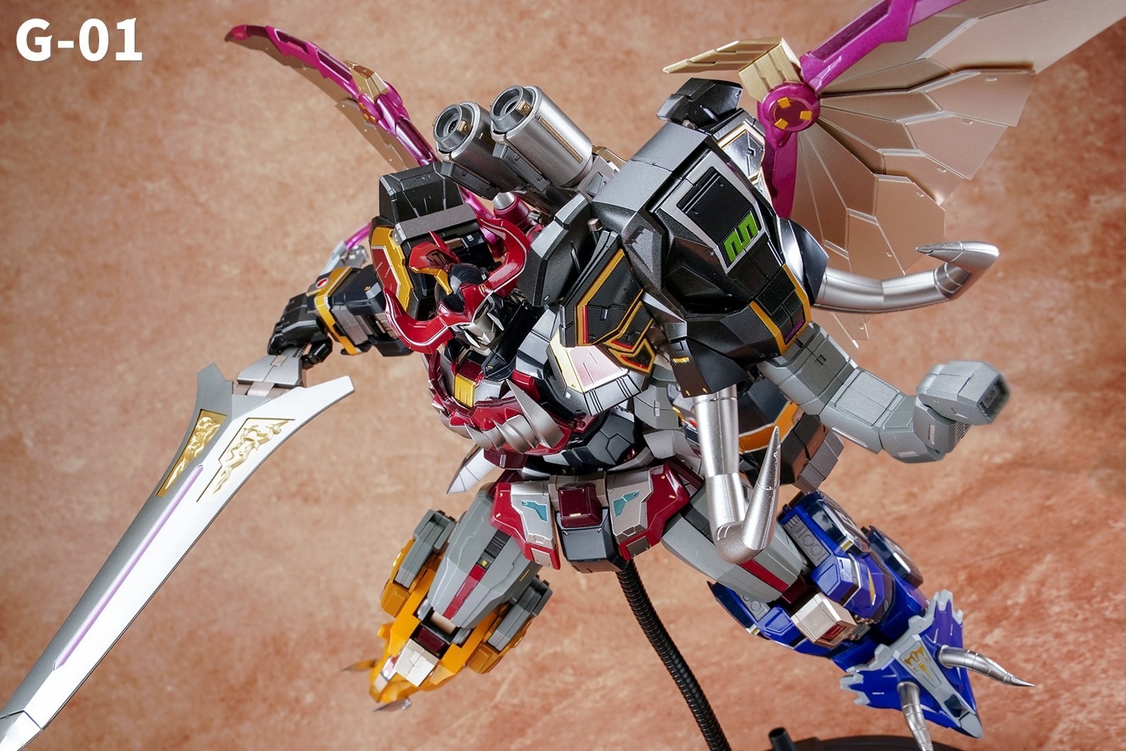 In Stock New Beast Model G-01 Big Beast God Action Figure Combined Toy