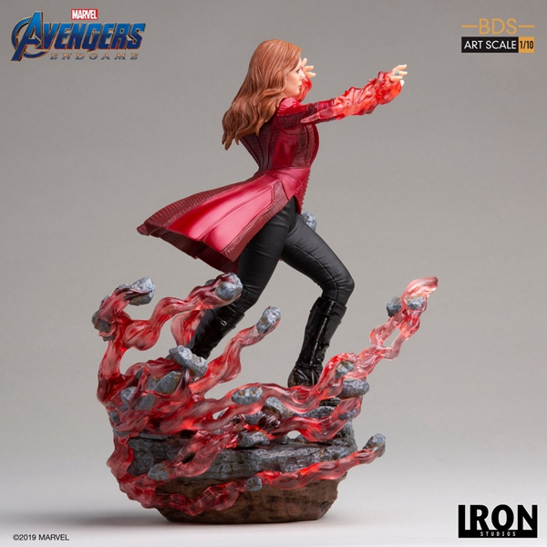 Iron Studios MARCAS19219-10 1/10 Avengers Endgame Scarlet Witch Wanda Art Statue