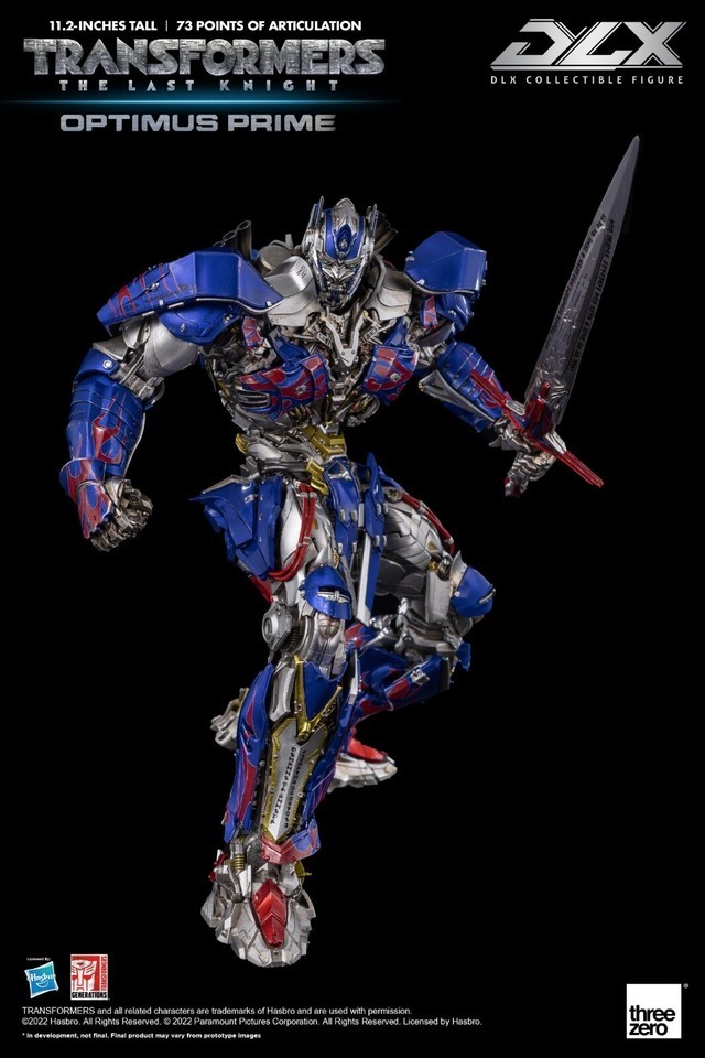 New ThreeZero Transformes: The Last Knight OptimusPrime DLX 11.2" Action Figure