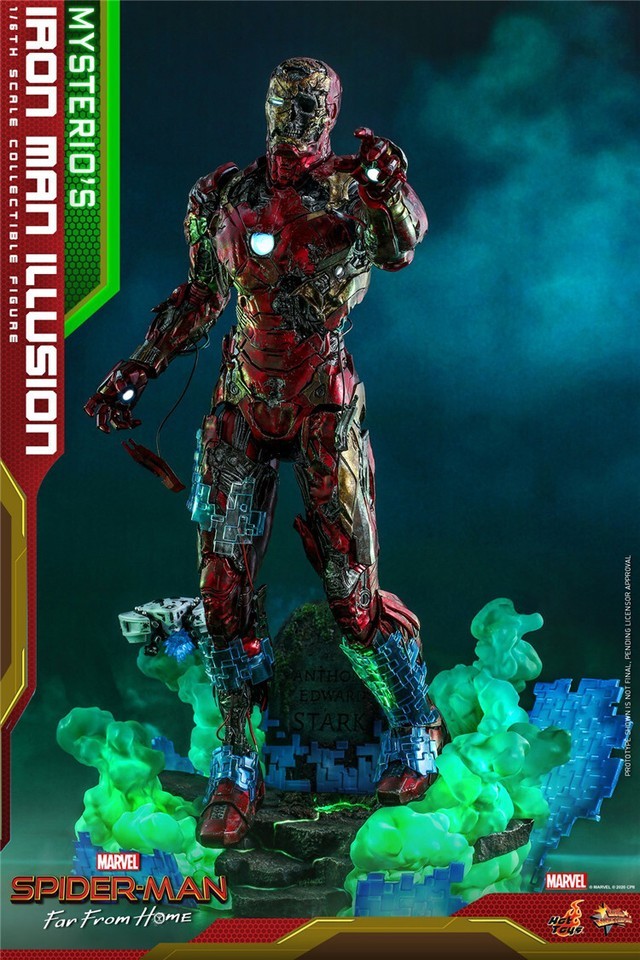 Hot Toys HT MMS580 Mysterio’s Iron Man Illusion 1/6 Action Figure In Stock