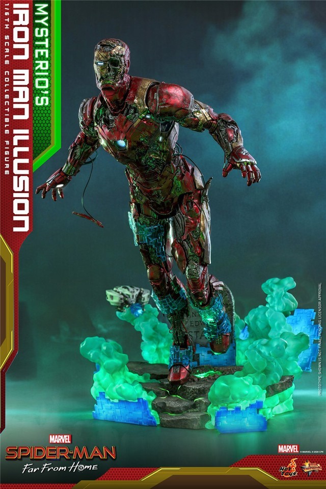 Hot Toys HT MMS580 Mysterio’s Iron Man Illusion 1/6 Action Figure In Stock