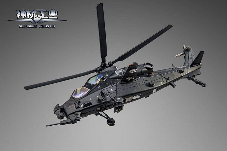 New TFC CS-02 Attack Helicopter-10 WZ10 Dark Owl Alloy Action Figure  In Stock