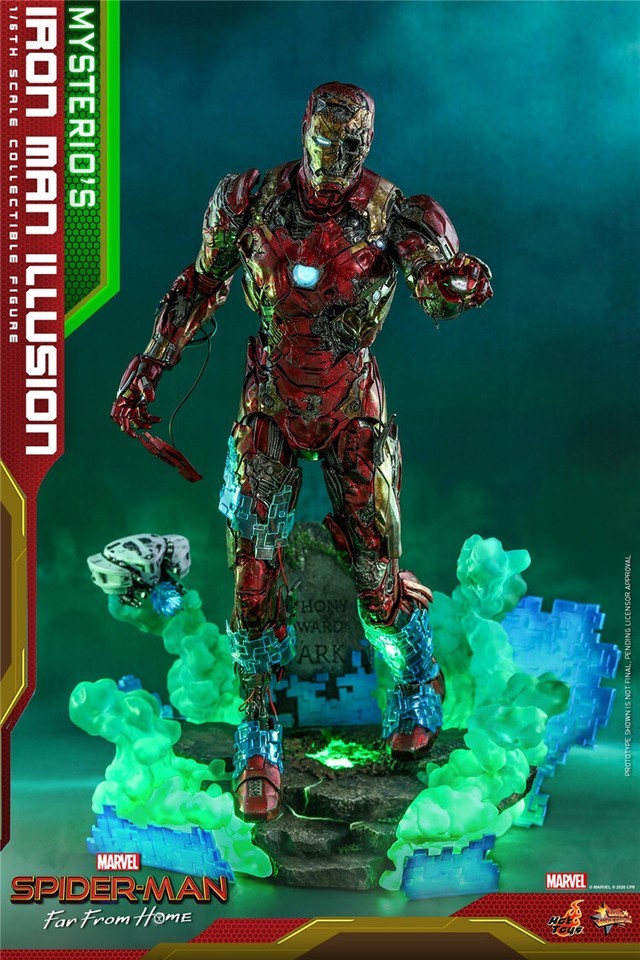 Hot Toys HT MMS580 Mysterio’s Iron Man Illusion 1/6 Action Figure In Stock
