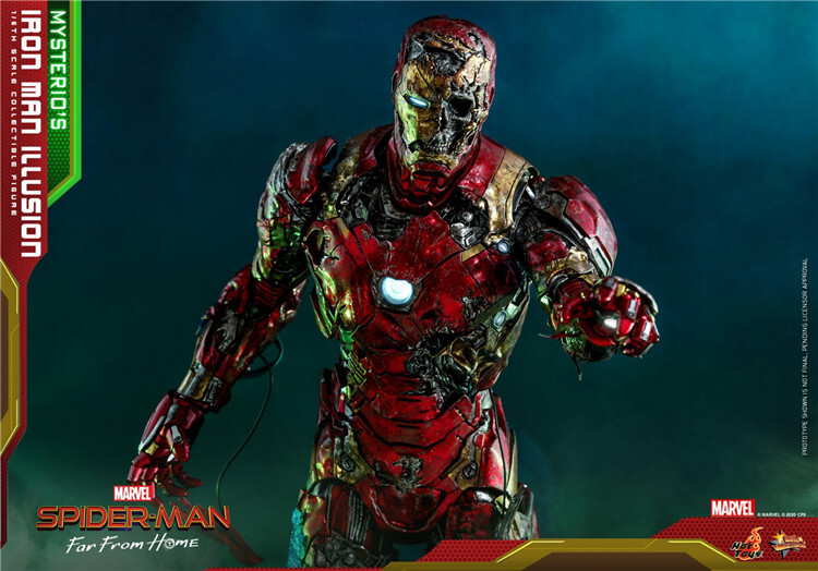 Hot Toys HT MMS580 Mysterio’s Iron Man Illusion 1/6 Action Figure In Stock