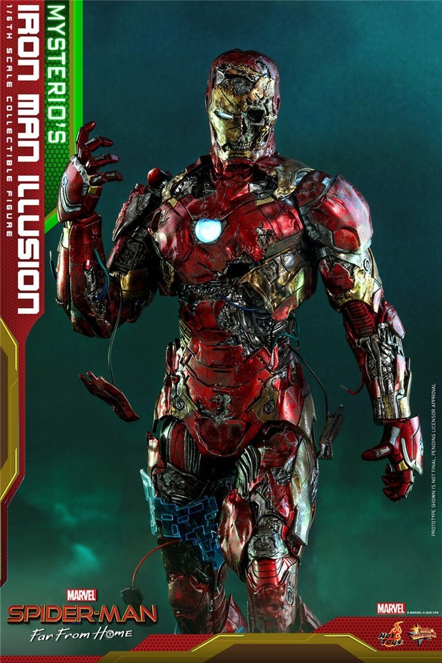 Hot Toys HT MMS580 Mysterio’s Iron Man Illusion 1/6 Action Figure In Stock