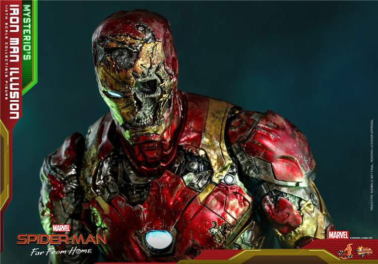 Hot Toys HT MMS580 Mysterio’s Iron Man Illusion 1/6 Action Figure In Stock