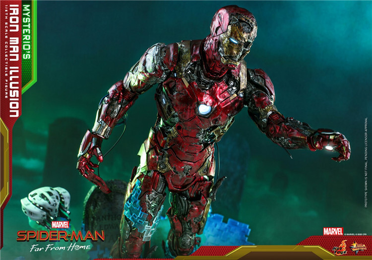 Hot Toys HT MMS580 Mysterio’s Iron Man Illusion 1/6 Action Figure In Stock