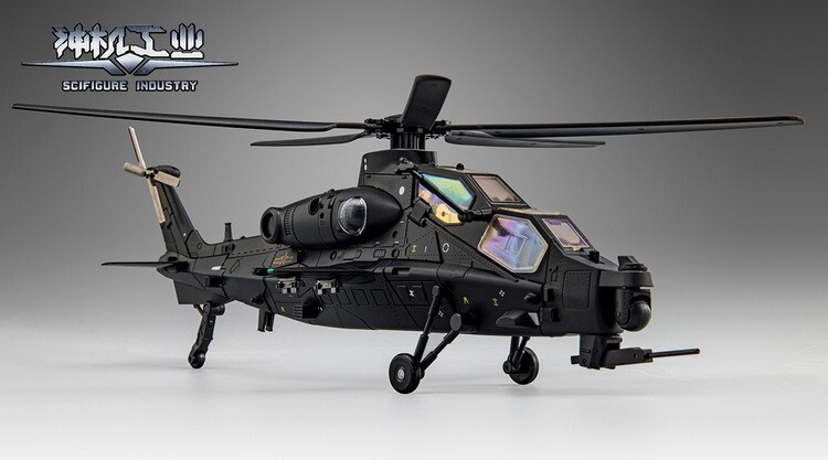 New TFC CS-02 Attack Helicopter-10 WZ10 Dark Owl Alloy Action Figure  In Stock