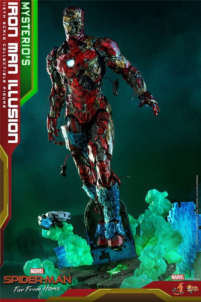 Hot Toys HT MMS580 Mysterio’s Iron Man Illusion 1/6 Action Figure In Stock