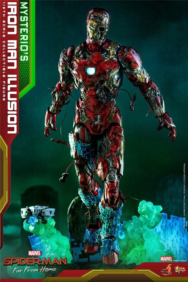 Hot Toys HT MMS580 Mysterio’s Iron Man Illusion 1/6 Action Figure In Stock