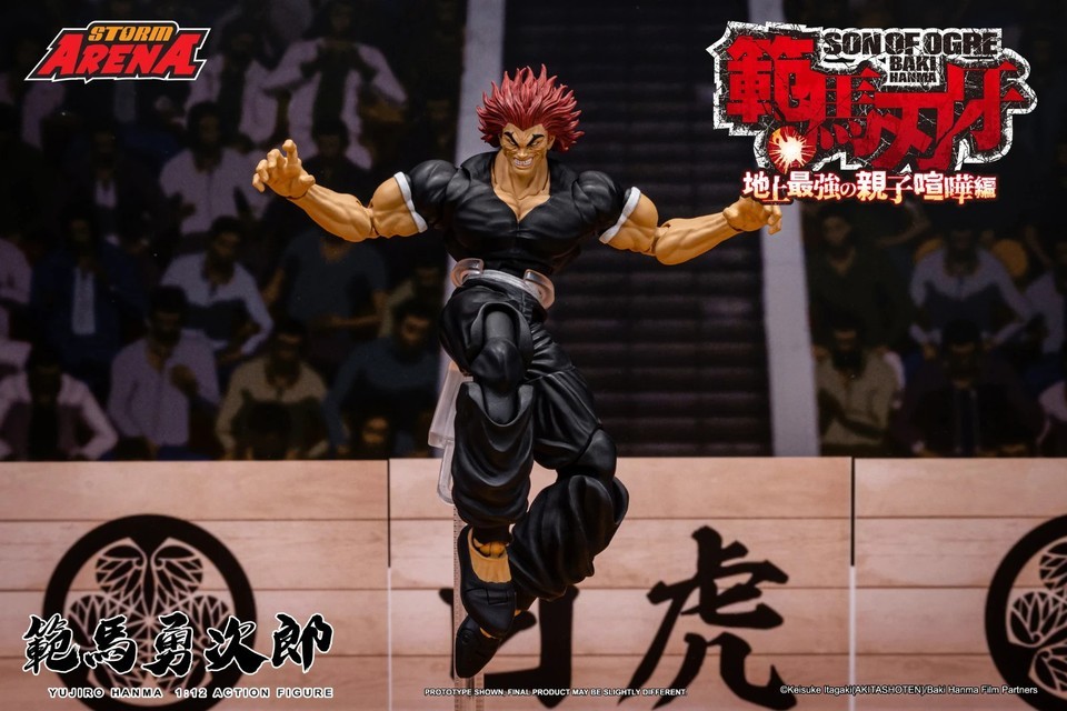 Storm collectibles Arena Son of Ogre Baki "Hanma Yujiro" Action Figure In Stock