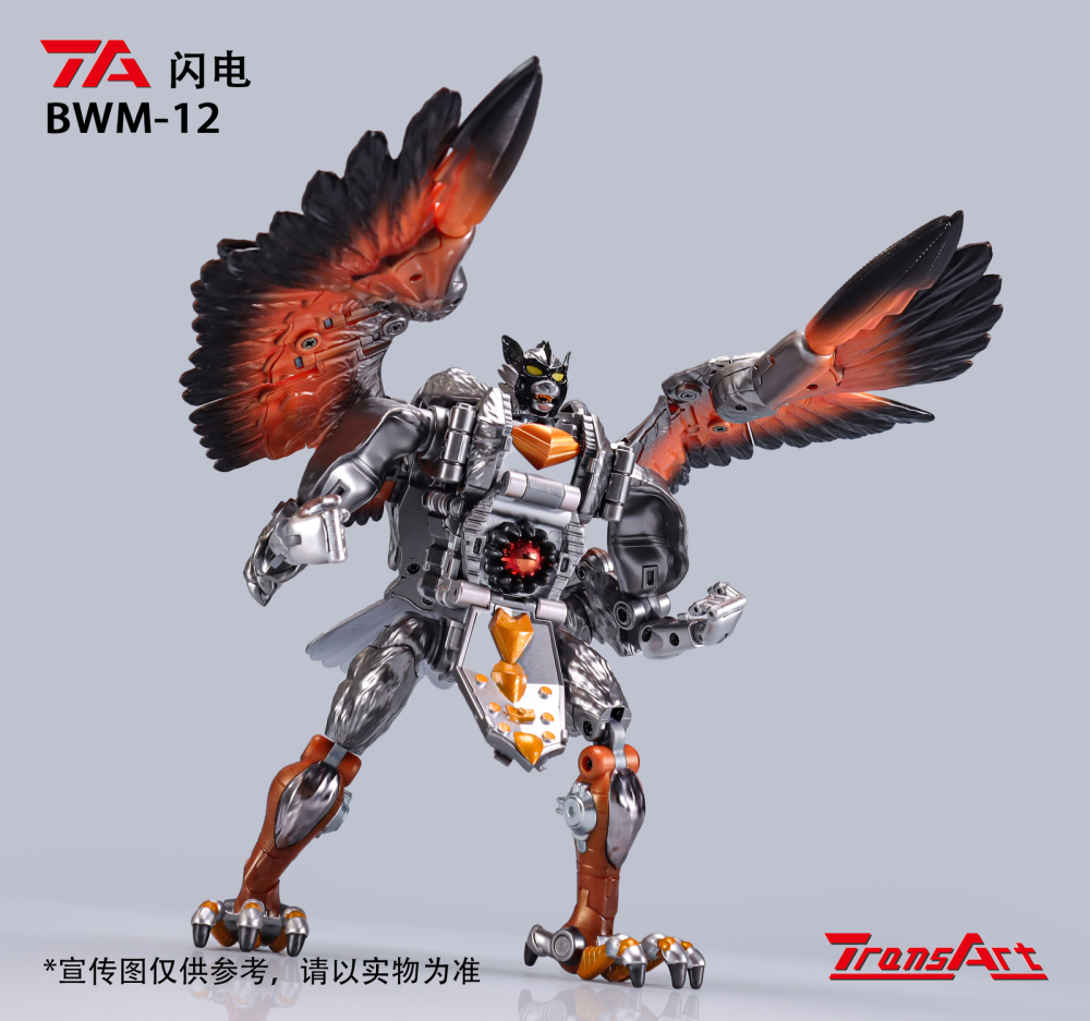 In Stock New TransArt BWM-12 Maximals Silverbolt Action Figure Transforms Toy
