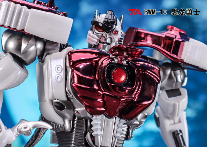 In Stock New TransArt BWM-10 TransMetal Dinobot II Action Figure Transforms Toy