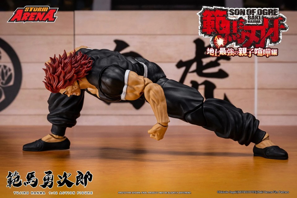Storm collectibles Arena Son of Ogre Baki "Hanma Yujiro" Action Figure In Stock