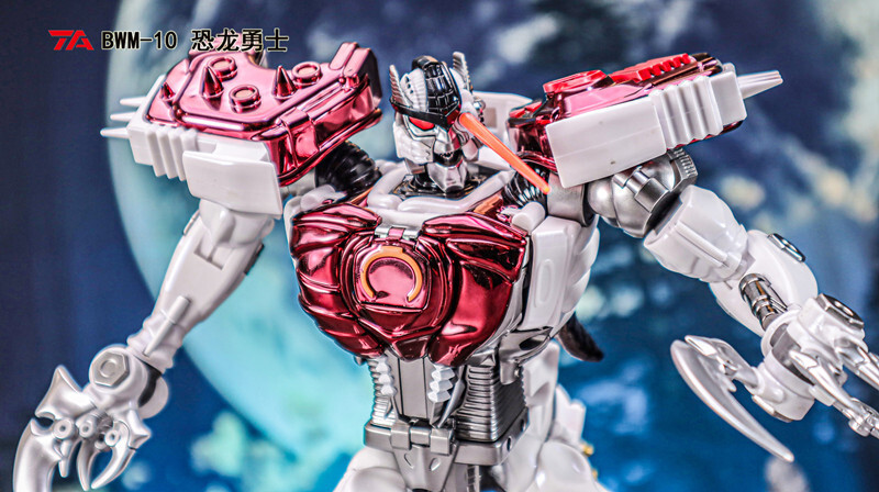 In Stock New TransArt BWM-10 TransMetal Dinobot II Action Figure Transforms Toy