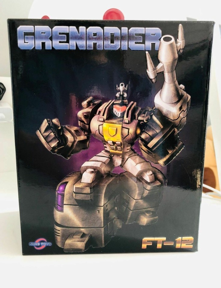 In Stock New MISB FansToys FT-12 Grey Chest GRENADIER Insecticon Action Figure