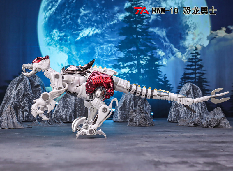 In Stock New TransArt BWM-10 TransMetal Dinobot II Action Figure Transforms Toy