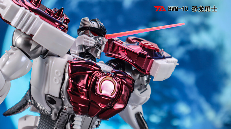 In Stock New TransArt BWM-10 TransMetal Dinobot II Action Figure Transforms Toy